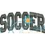 Soccer Arched 4x4 Satin Snap Shot