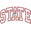State Arched Applique Snap Shot