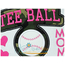 Tee Ball Mom Block Arc Applique Close Up
