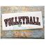 Volleyball Arched Applique