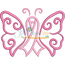 Breast Cancer Butterfly Embroidery, 2 image