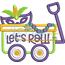 Mardi Gras Wagon Applique, 2 image