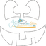 Pumpkin Face Applique 1, 2 image