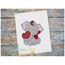 Valentine Elephant Heart Applique