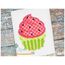 Watermelon Cupcake Applique
