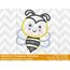 Spring Mom Bee Applique - FREE, 2 image