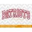Patriots Arched Applique