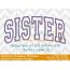 Sister Arched Applique Embroidery