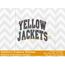 Yellow Jackets Arched Satin 4x4