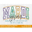 Mardi Gras Arched Embroidery with Diamond Motif, 6 image