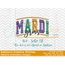 Mardi Gras Arched Embroidery with Diamond Motif, 5 image