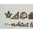 Architect Life Icon Embroidery - Filled and Outline Versions