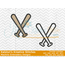 Baseball Bats - Filled and Outline Versions