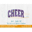 Cheer Arched Embroidery