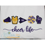 Cheer Life Icon Embroidery - Filled and Outline Versions, 4 image Cheer Life Icon Embroidery - Filled and Outline Versions, 4 image