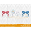 Coquette Satin Bow Trio Embroidery - 2 Designs