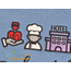 Hospitality Life Icon Embroidery - Filled and Outline Versions, 3 image