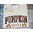 Pumpkin Spice Arched Applique Embroidery