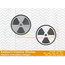 Radiation Symbol Embroidery Design