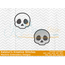 Skull - Filled and Outline Versions