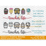 Teacher Life Icon Embroidery - Filled and Outline Versions, 5 image