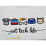 Vet Tech Life Icon Embroidery - Filled and Outline Versions, 2 image