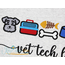 Vet Tech Life Icon Embroidery - Filled and Outline Versions, 3 image