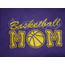 Basketball Applique Mom with a Twist