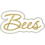 Bees Applique Script Zig Zag Snap Shot