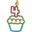 Birthday Cupcake 4