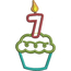 Birthday Cupcake 7