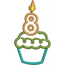Birthday Cupcake 8