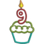 Birthday Cupcake 9
