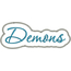 Demons Applique Script Zig Zag Snap Shot