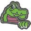Gator Mascot Fill Stitch Snap Shot