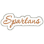 Spartans Applique Script Zig Zag