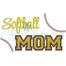 Softball MOM Filled Snap Shot (Numbers not included)