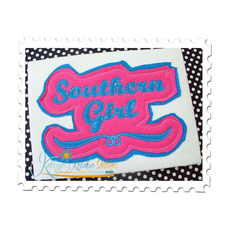 Southern Girl Distressed Applique