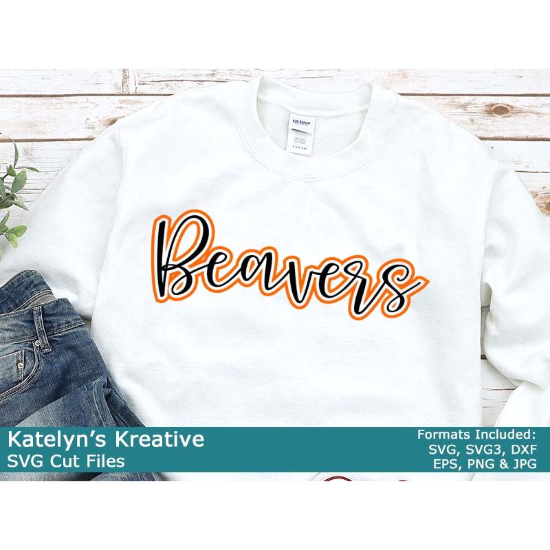 Beavers Script SVG Files